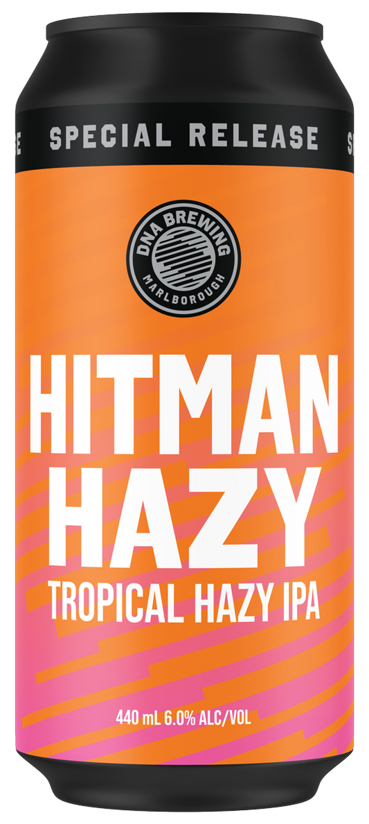 Hitman Hazy Tropical Hazy IPA 440mL (SPECIAL RELEASE)